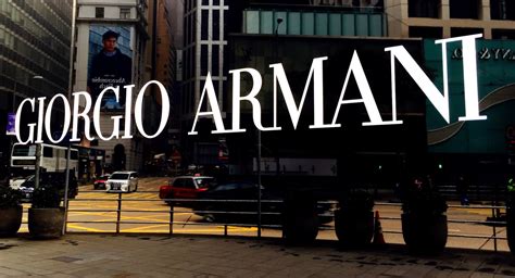 is armani a luxury brand.